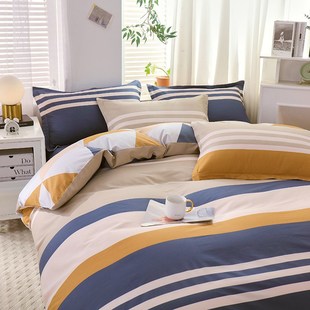 一米六八乘两米一二被套180cmx200cm四件套全棉160x210被罩春秋款