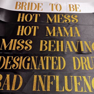 Bride Satin Team Ribbon Tribe Set Weddi for Sash