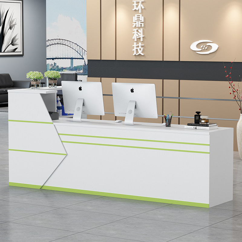 收银台前台接待台公司酒店吧台柜简约现代超市电脑大气吧台桌定制,商业/办公家具,收银台,淘宝优惠券,粉丝福利购,淘宝优惠卷