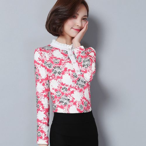 冬季保暖内衣女加厚加绒蕾丝高领打底衫秋衣内外穿上衣女士保暖衣