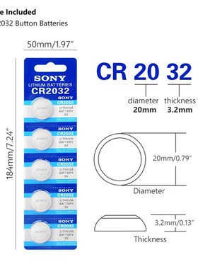 10pcs  Original CR2032 DL2032 ECR2032 BR2032 2032 CR 2032 3V
