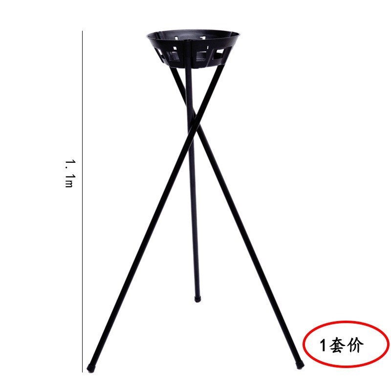 生意兴隆花蓝落地三角支架花店资材用H品鲜花包装金属开业花架