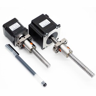 1605滚珠丝杠往复电机0.58N.m可定制现货 42直线步进电机推杆1204