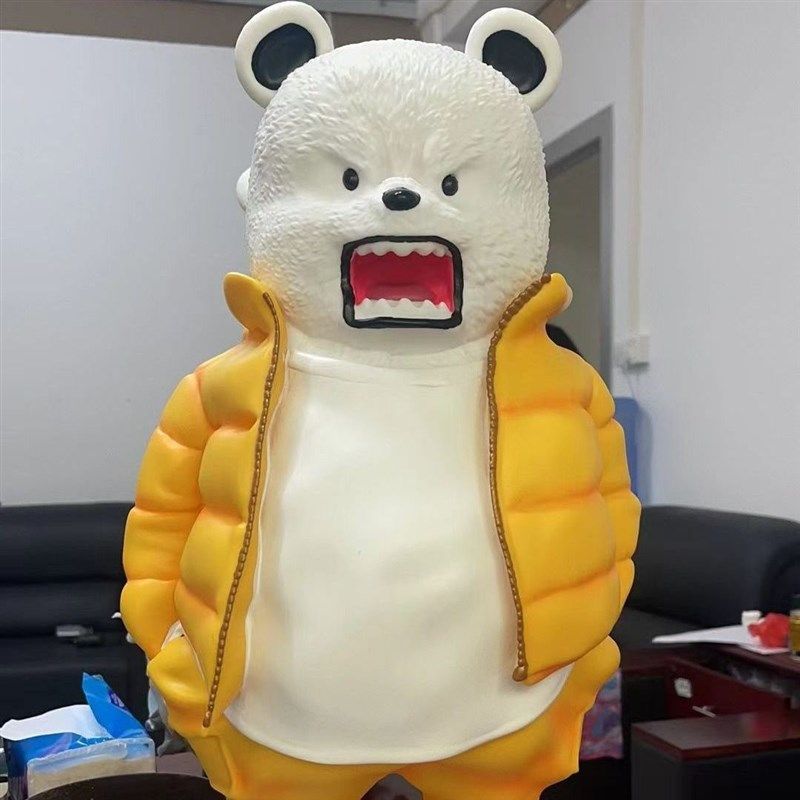 海贼王 超大号贝波熊  潮牌恶人贝波熊 摆件 公仔模型