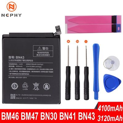 速发Phone Battery BM46 BM47 BN30 BN41 BN43 For Xiaomi Redmi