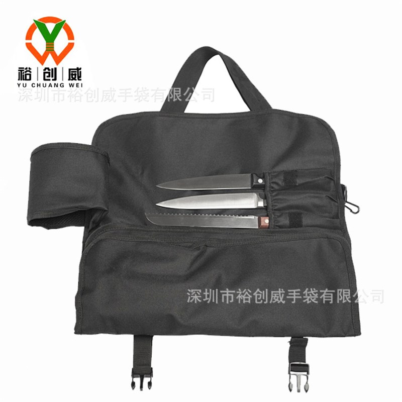 现货亚马逊热销厨师刀具收纳袋多功能单肩包厨师斜挎便携式西餐刀