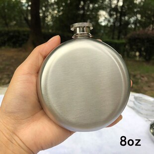 3oz 8oz 5oz Flask Round with Hip Stainless Pock Steel Funnel