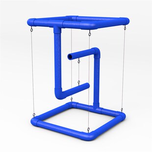 线悬浮变废为宝科技手工小制作小学生科学作业张拉整体反重力玩具