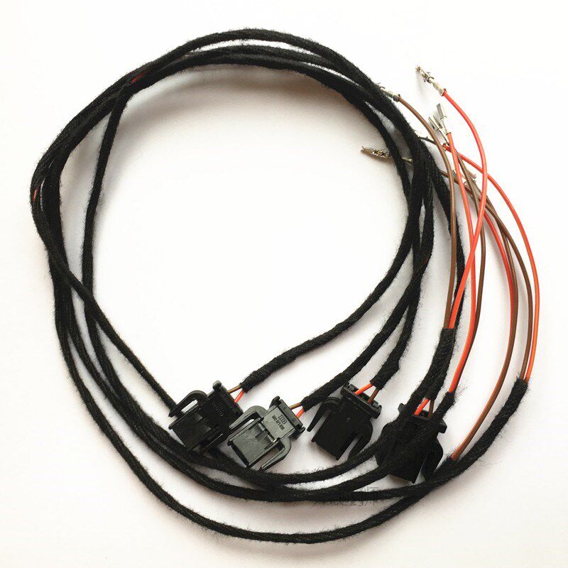 Car Interior Red Door Panel Warning Light&Cable Wring harnes