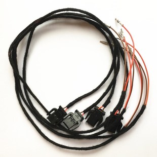 Car Interior Red Door Panel Warning Light&Cable Wring harnes