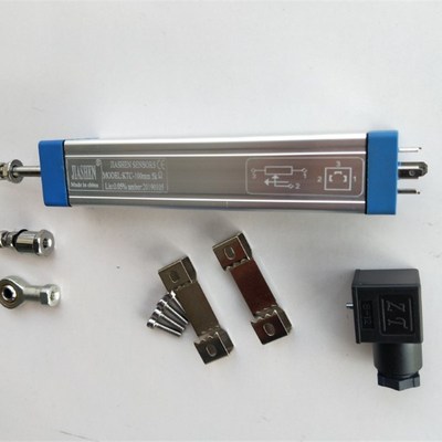 JIASHEN位移传感器KTC-850mm注塑机拉杆电子尺液压包装机械电阻尺