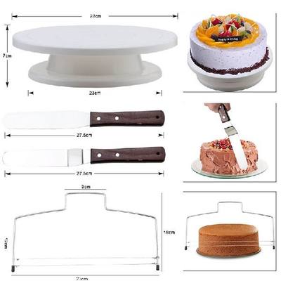 厂家Pastry Turntable Kit Cakey Decorating Supplies Baking To