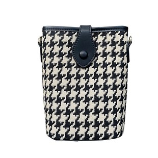 手机包女斜挎2024新款迷你小包高级感洋气春夏小巧轻便帆布水桶包