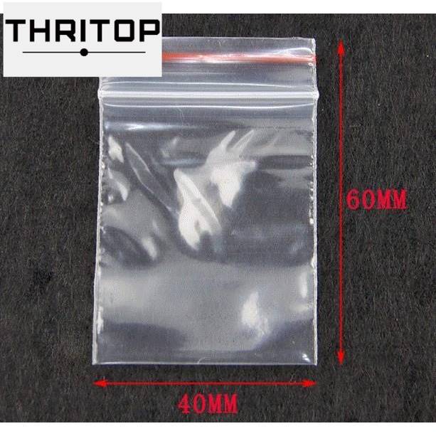 6cmP100pcgs E Tratsparenn Plastic Bag Gift Packaging Ba