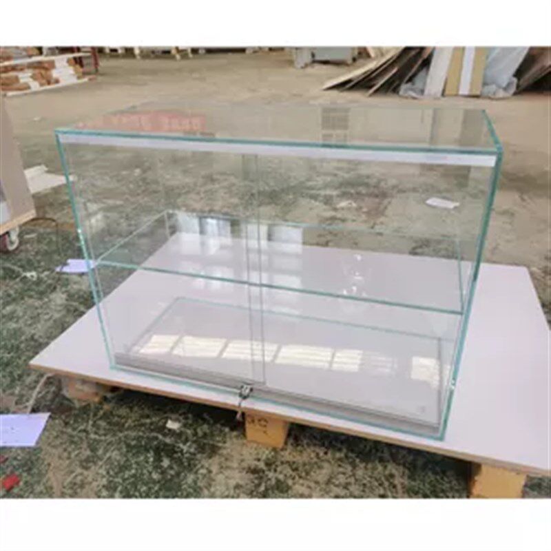 防尘罩首饰精品收纳定制小型桌面玻璃柜珠宝饰品金属展示柜台