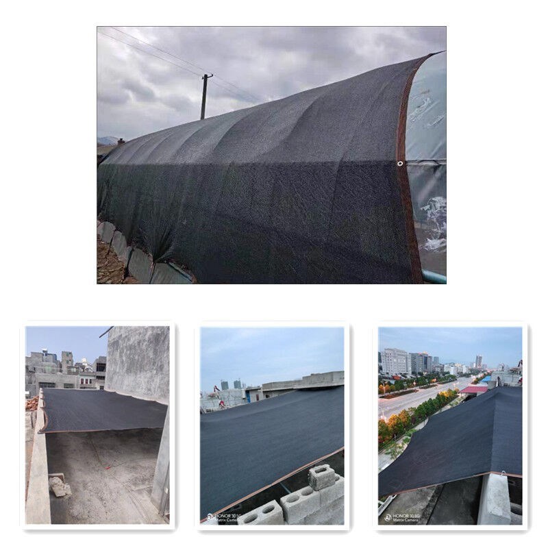 方厂房晴加密防尘网好盖土网黑色楼顶隔热工地扣打遮阳网园林包边