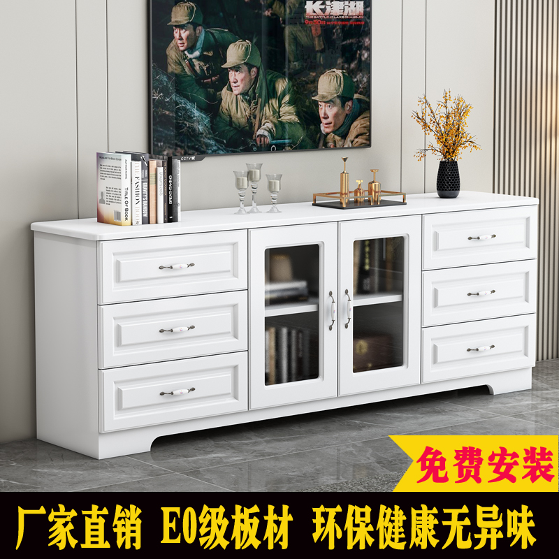 实木电视柜简约小户型家s用客厅储物柜地柜高款收纳柜卧室电视柜