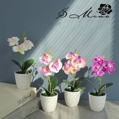 推荐Double-forked Single Phalaenopsis Artificial Flowers Bal