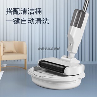 电动喷水无线充电式 滚刷式 手持拖把家用懒人扫地拖地免手洗一体机
