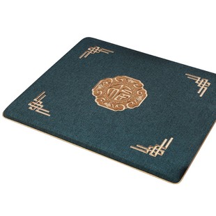 新中式座椅垫红木沙发椅子坐垫实木太师圈椅官帽茶桌椅垫定制冬季