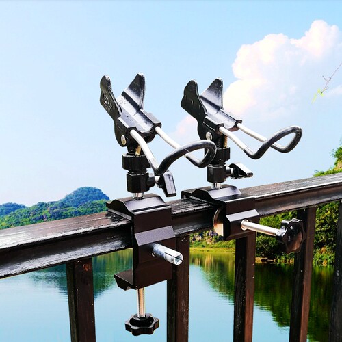 筏杆筏竿海竿支架筏钓竹排船钓脚夹架杆器船钓筏钓手海竿两用支架