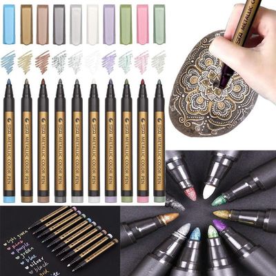 10pcs Acrylic Painting Pen Water based Paint Pencil DIY Dra