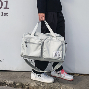 短途旅行包男士大容量便携手提收纳包训练健身包休闲运动包行李袋