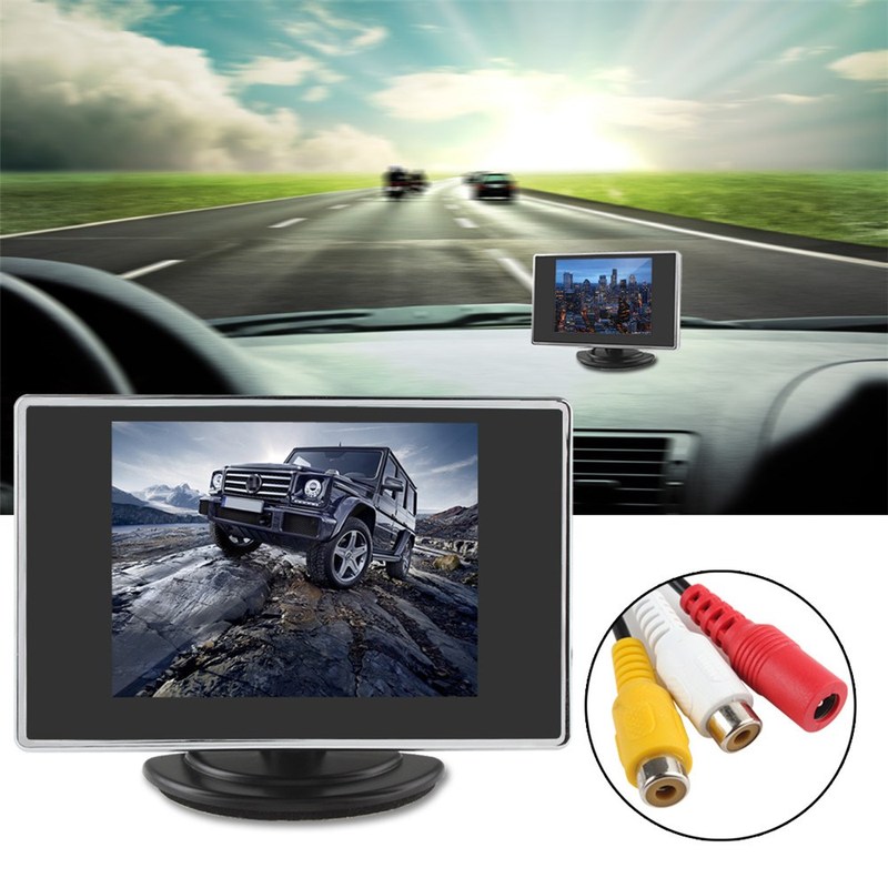 Brand New Minim 3.5'' TFT LCD Car Monitor Parking Car