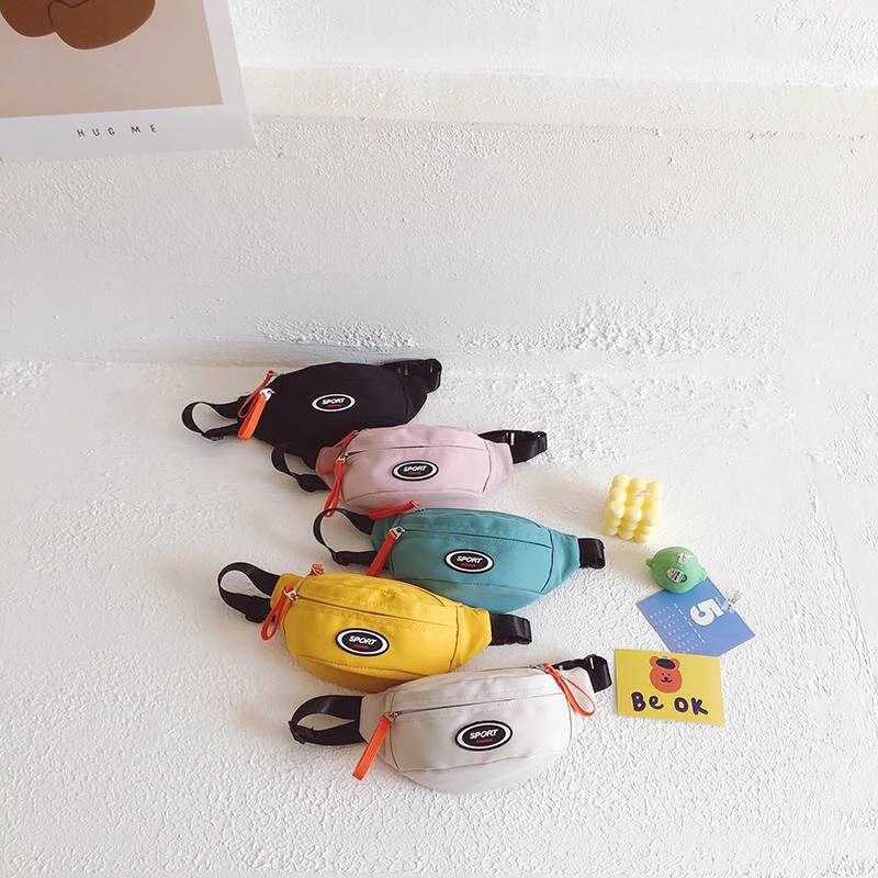 儿童胸包男童潮酷单肩斜挎包时尚小包男孩帅气腰包外出小挎包夏天