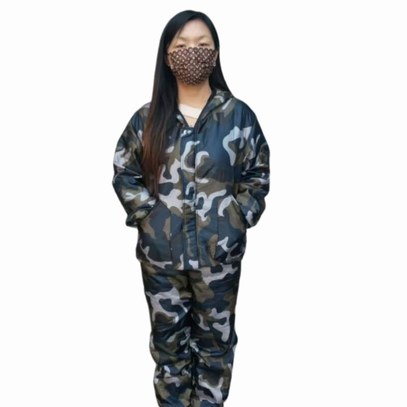 【加绒加厚】冬季防水防尘工作服男女分体带帽耐磨工地汽修套装服