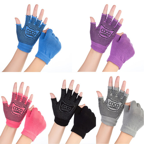 春秋空中瑜伽袜手套袜子套装组合防滑专业女秋季五指袜露趾初学者