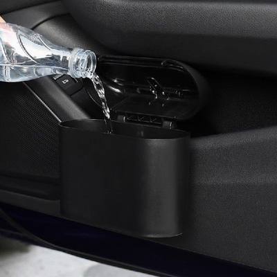 极速Car Trash Bin Hanging Vehicle Garbage Dust Case Storage