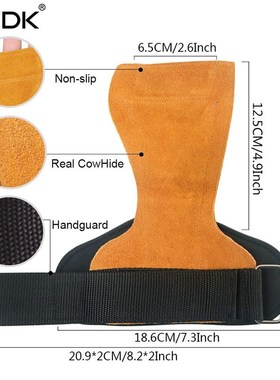 SKDK Hand Grips Gymnastics Gloves Grips Anti-Skid Gym Fitnes