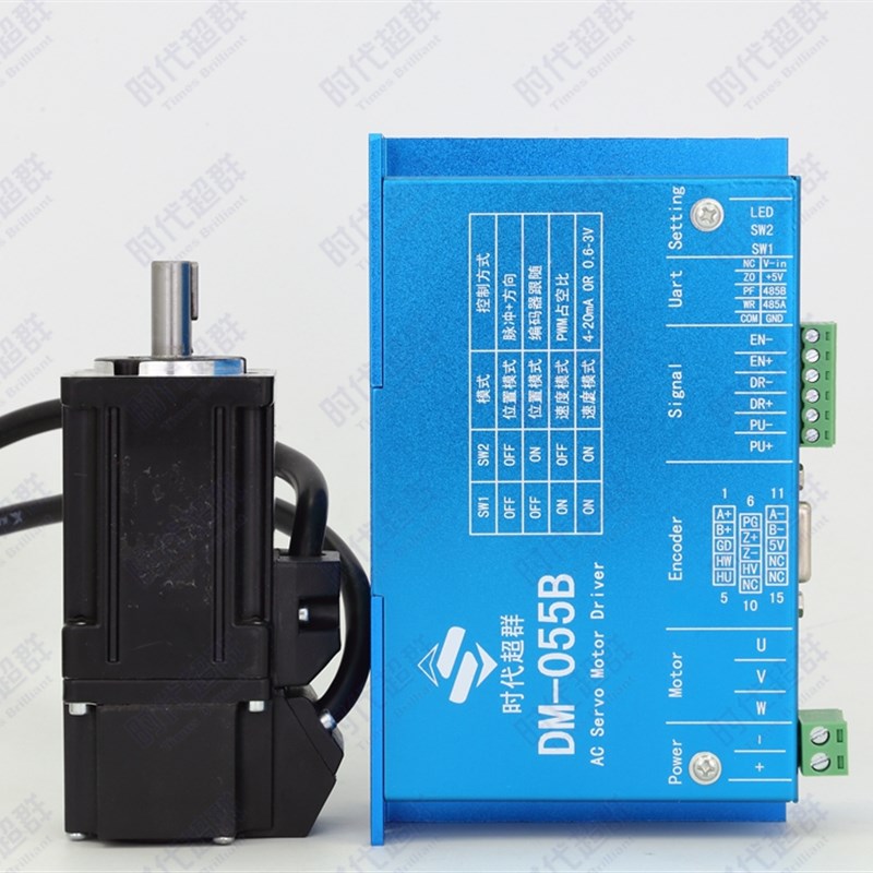低压伺服电机2500线编码器2w0w400w7500驱4v48v2动器套装高精度