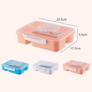 Box Fruit Food Portable Storage Lunch Container Microwave