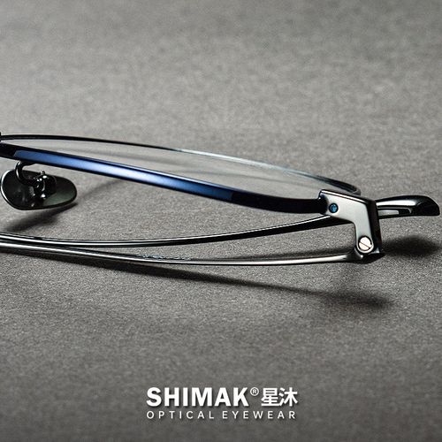 超轻方形眼镜框男款大脸简约纯钛近视全框时尚女级素颜可配度数