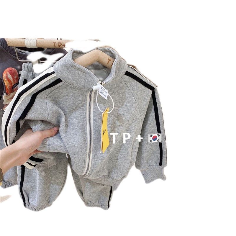 男童套装春秋2024新款运动拉链儿童韩版上衣裤子中小童两件套童装,童装/婴儿装/亲子装,套装,淘宝优惠券,粉丝福利购,淘宝优惠卷