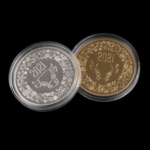 New Year Coin Twelve Zodiac Ox Commemorative Coins For Coll