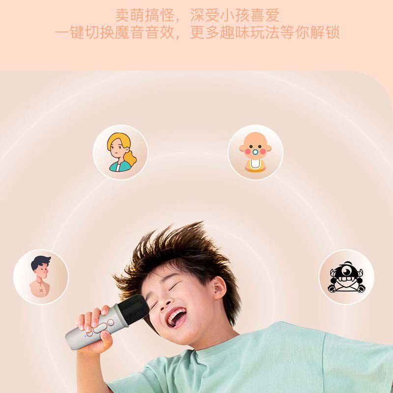 蓝牙音箱小型家用ktv手提便携迷你无线K话筒k歌麦克风户外收音