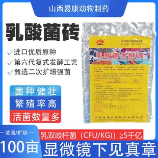 山西易康进口乳酸菌发酵原种水产养殖专用扩培菌种菌砖鱼虾蟹EM菌