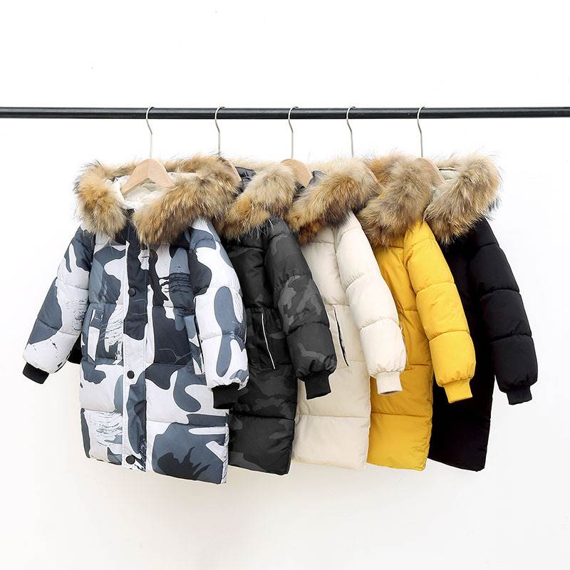 推荐Winter Jacket For Kids Long Jacket Coat Boy Girl Baby Ch