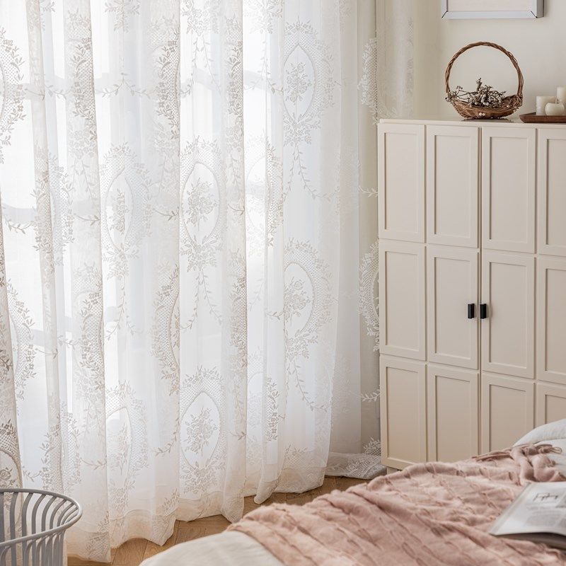 新款蕾丝提花纱帘窗纱阳台客厅卧室飘窗欧式简约白色窗帘纱布料,居家布艺,定制窗帘,淘宝优惠券,粉丝福利购,淘宝优惠卷
