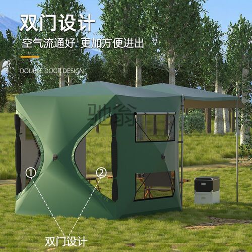 eAr车尾帐篷suv天幕延伸户外车载侧H边露营侧帐车边全自动快速打