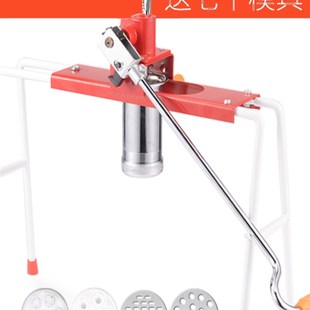厂不锈钢家用压面机小型手动家z用多功能面条机器手摇拉面挤面饸