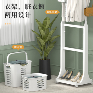 衣架落地卧室家用隔夜衣服收纳挂衣服次净房间角落简易架子衣帽架