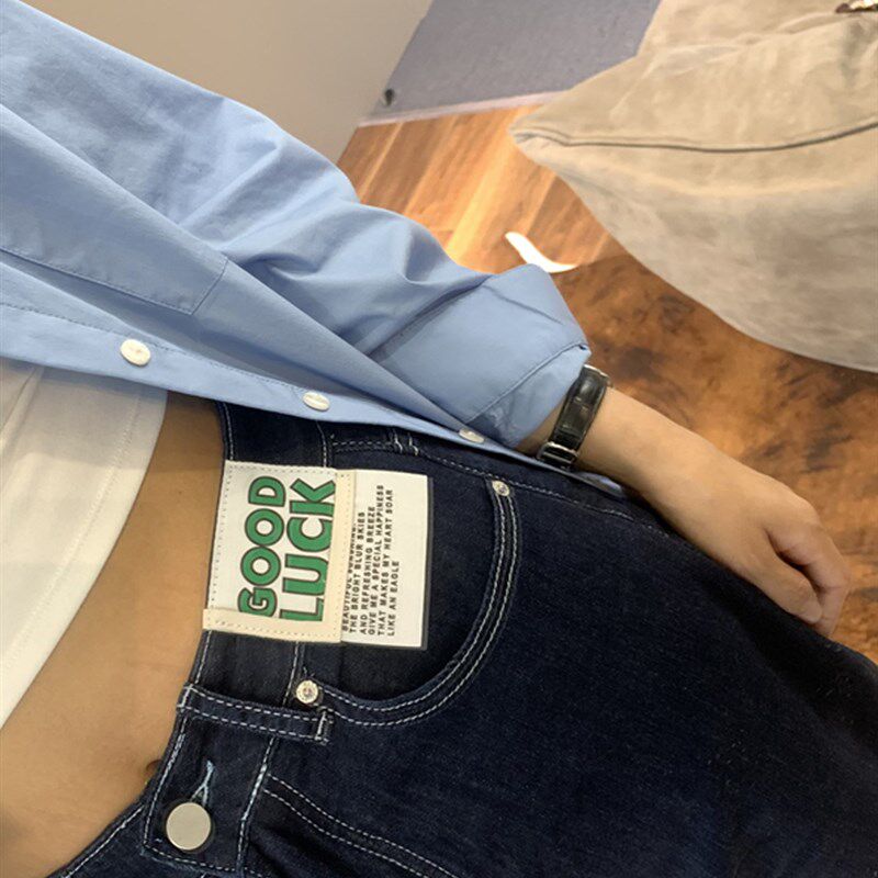 大码胖妹妹mm防褪色弹力哈伦牛仔裤女夏款梨形身材遮Y肉显瘦萝卜