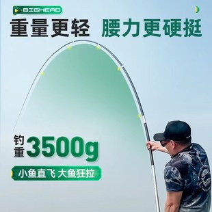 创威way巨鳙鱼竿手杆超轻超硬19调碳素鲢鳙钓鱼竿大物鱼杆台钓竿