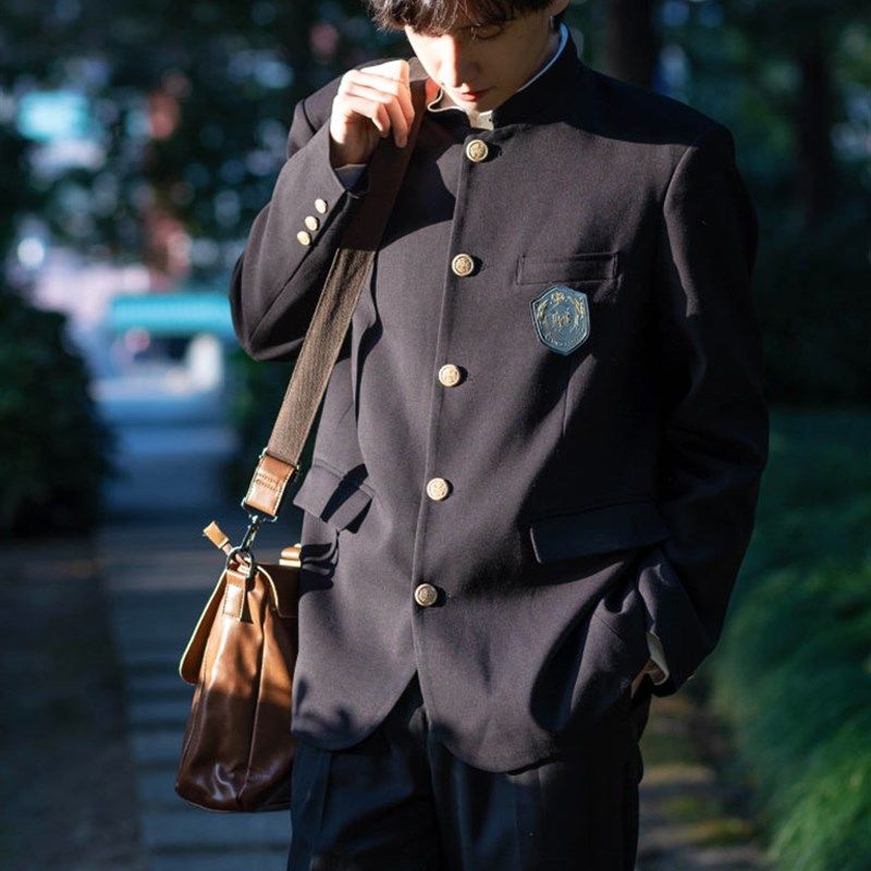 【潘特维拉】诘襟高校jk/dk制服男款西服校供款学院风外套秋冬款