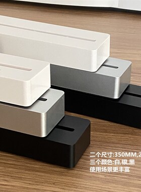 亚克力充电发光广告展示牌白色xabs塑料led办公展示架桌牌底座