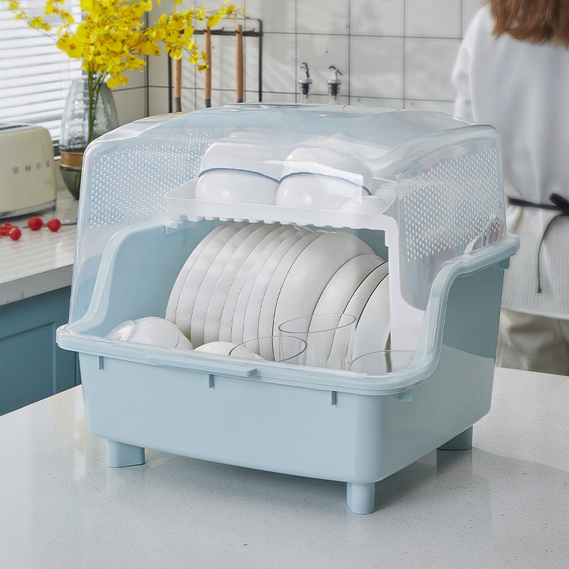 碗筷碗柜晾碗架沥水架塑料放碗碟架带盖加厚碗盘收纳盒厨房置物架,厨房/烹饪用具,厨房置物架/置物柜/角架,淘宝优惠券,粉丝福利购,淘宝优惠卷